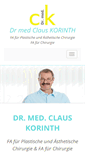 Mobile Screenshot of plastische-chirurgie-drkorinth.de